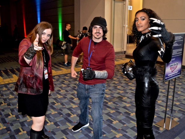 Scarlet Witch, Winter Soldier and Black Panther